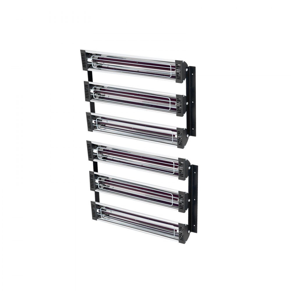 Infrared heater, paint curing lamp, radiant heater, curing for car, infrared paint, cooking area, paint heating lamp 590x372x54 mm, 2 sets, 3000 W, plug NOT included