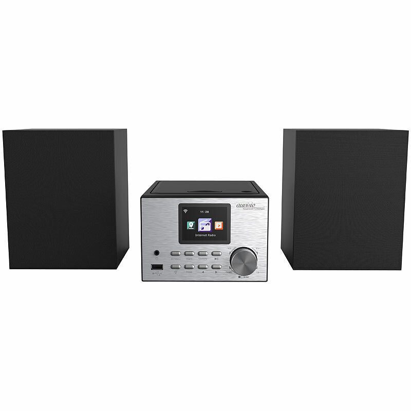 Stereoanlage mit Webradio, DAB+, UKW, CD, Bluetooth, USB, 60 Watt