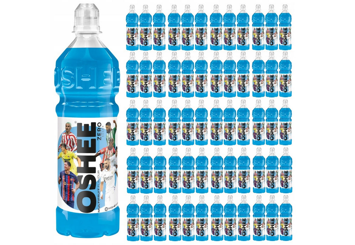 60x Oshee Zero - Boisson sportive isotonique Multifruit 750ml