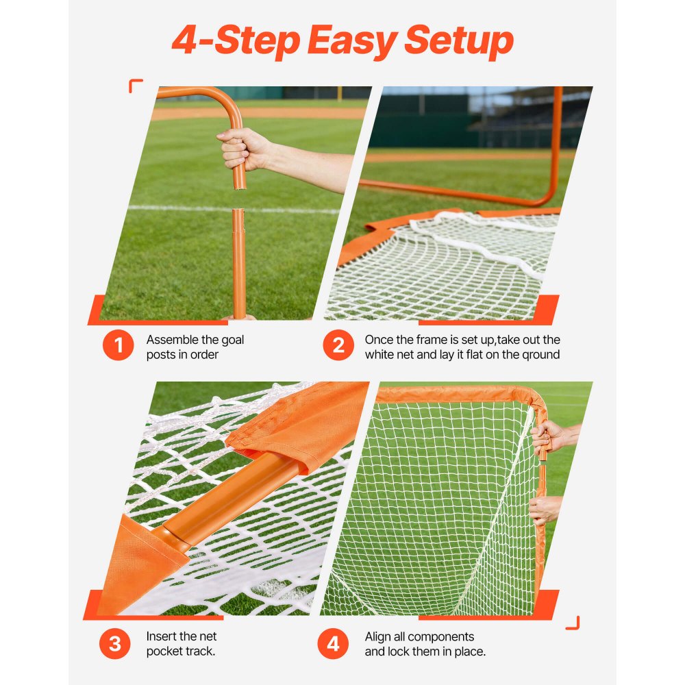 Lacrossedoel, 4' x 4' Lacrossenet voor kleine kinderen, Opvouwbaar draagbaar lacrossedoel met draagtas, Achtertuintrainingsapparatuur met ijzeren frame, Snelle en eenvoudige installatie, Perfect voor de jeugd Lacrossedoel, 4' x 4' Lacrossenet voor kleine kinderen, Opvouwbaar draagbaar lacrossedoel met draagtas, Achtertuintrainingsapparatuur met ijzeren frame, Snelle en eenvoudige installatie, Perfect voor de jeugd