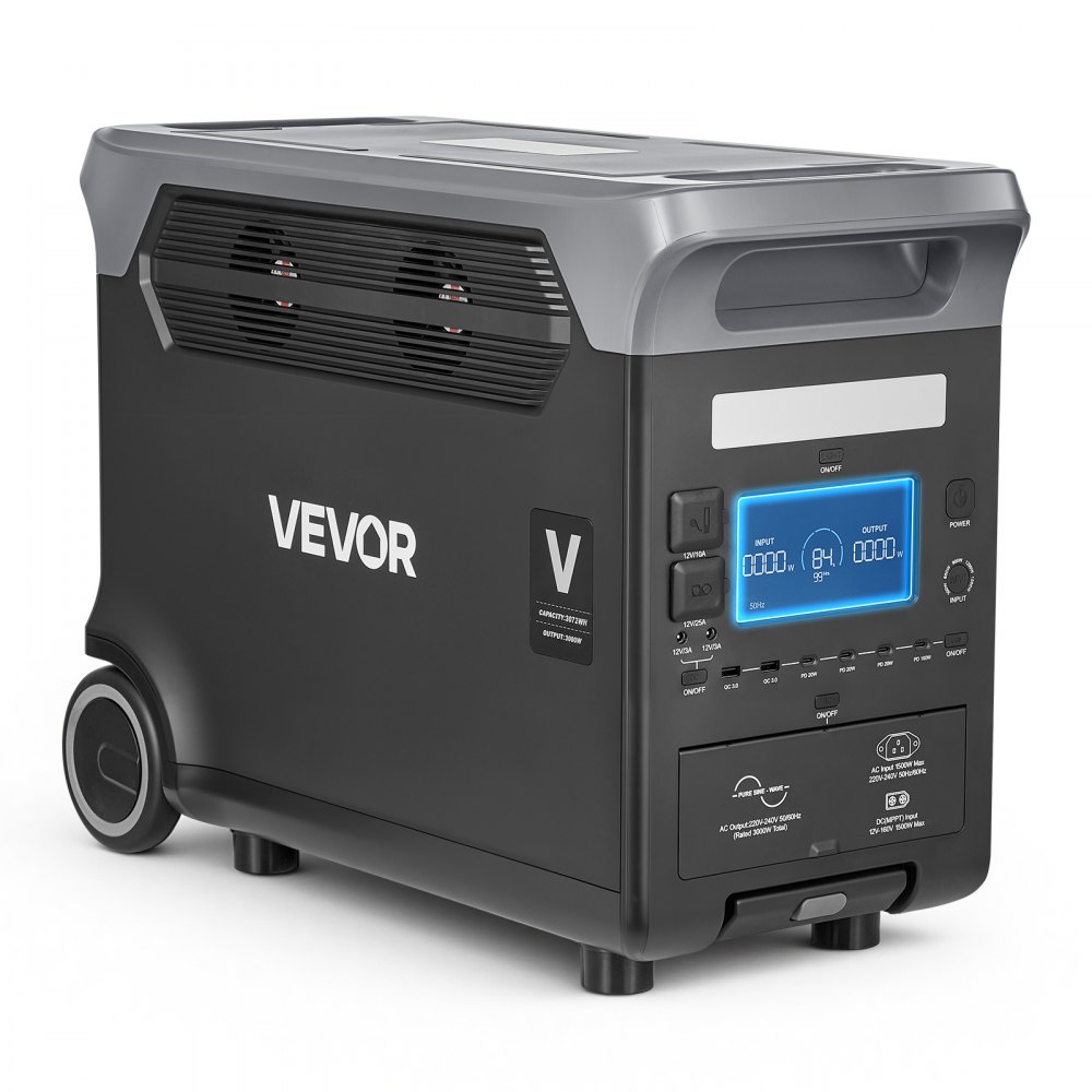 Draagbare krachtcentrale, 3000 W zonnegenerator, 3072 Wh LiFePO4 batterijback-up met 13 uitgangspoorten voor noodgevallen thuis, buiten kamperen, camperreizen (zonnepaneel NIET inbegrepen) Draagbare krachtcentrale, 3000 W zonnegenerator, 3072 Wh LiFePO4 batterijback-up met 13 uitgangspoorten voor noodgevallen thuis, buiten kamperen, camperreizen (zonnepaneel NIET inbegrepen)