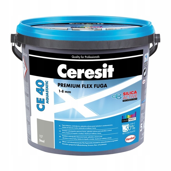 Ceresit CE 40 elastyczna fuga stalowa 5 kg Ceresit CE 40 elastyczna fuga stalowa 5 kg