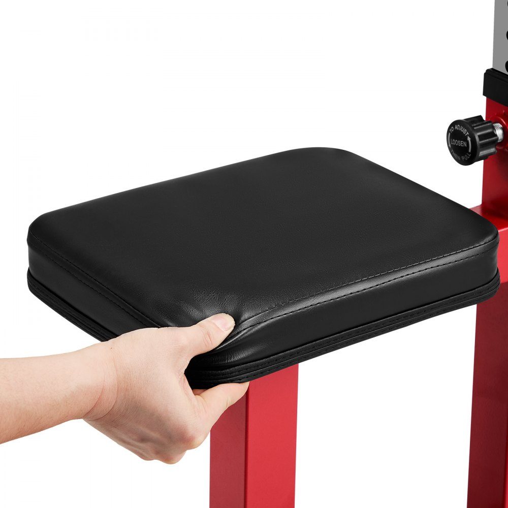 Preacher Curl Bench Halterbank met beenverlenging, krachttrainingsbanken (max. belasting 200 kg), fitnessbank voor thuis, fitnessapparatuur, geïsoleerd halterstation met zittende arm, trainingsbank
