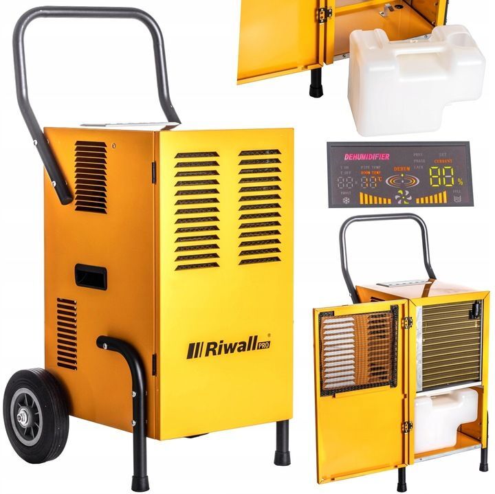 PROFESSIONELE INDUSTRIËLE ONTVOCHTIGER EFFICIËNTE VOCHTABSORBEERDER 50L/24H bouwdroger PROFESSIONELE INDUSTRIËLE ONTVOCHTIGER EFFICIËNTE VOCHTABSORBEERDER 50L/24H bouwdroger