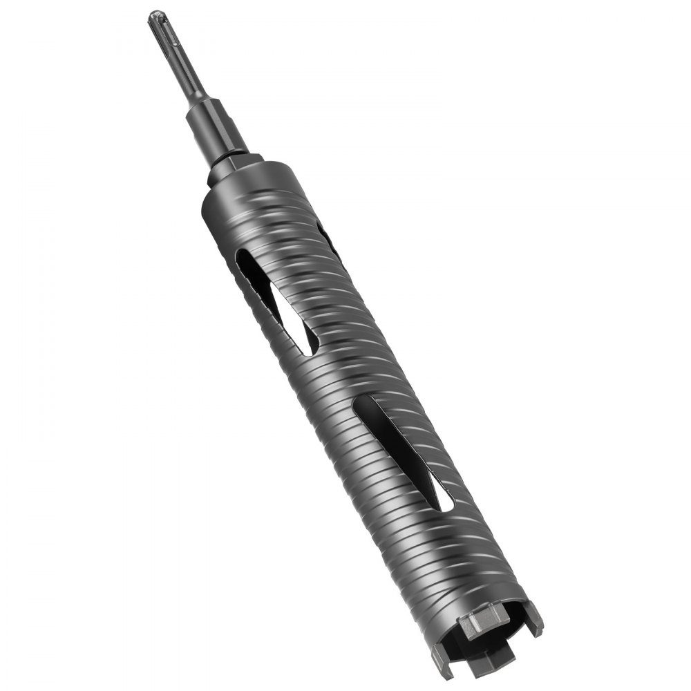 Carottier φ 51 mm Profondeur de perçage 241 mm, filetage intérieur M16, carottier diamanté à sec Foret de carottage avec 3 adaptateurs Foret pilote Clé Allen pour maçonnerie en béton armé