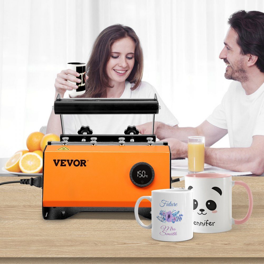 Mug Sublimation Press 600W Mug Printing Sublimation Press 0.33-0.89L Mug Heat Press Mug Press DIY Ceramic/Stainless Steel/