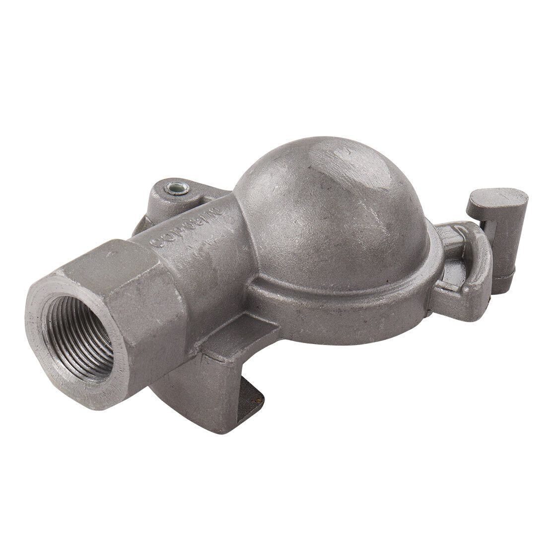 Single-circuit systems hydraulic coupling head M22x1.5 mm cast with valve individual conductor