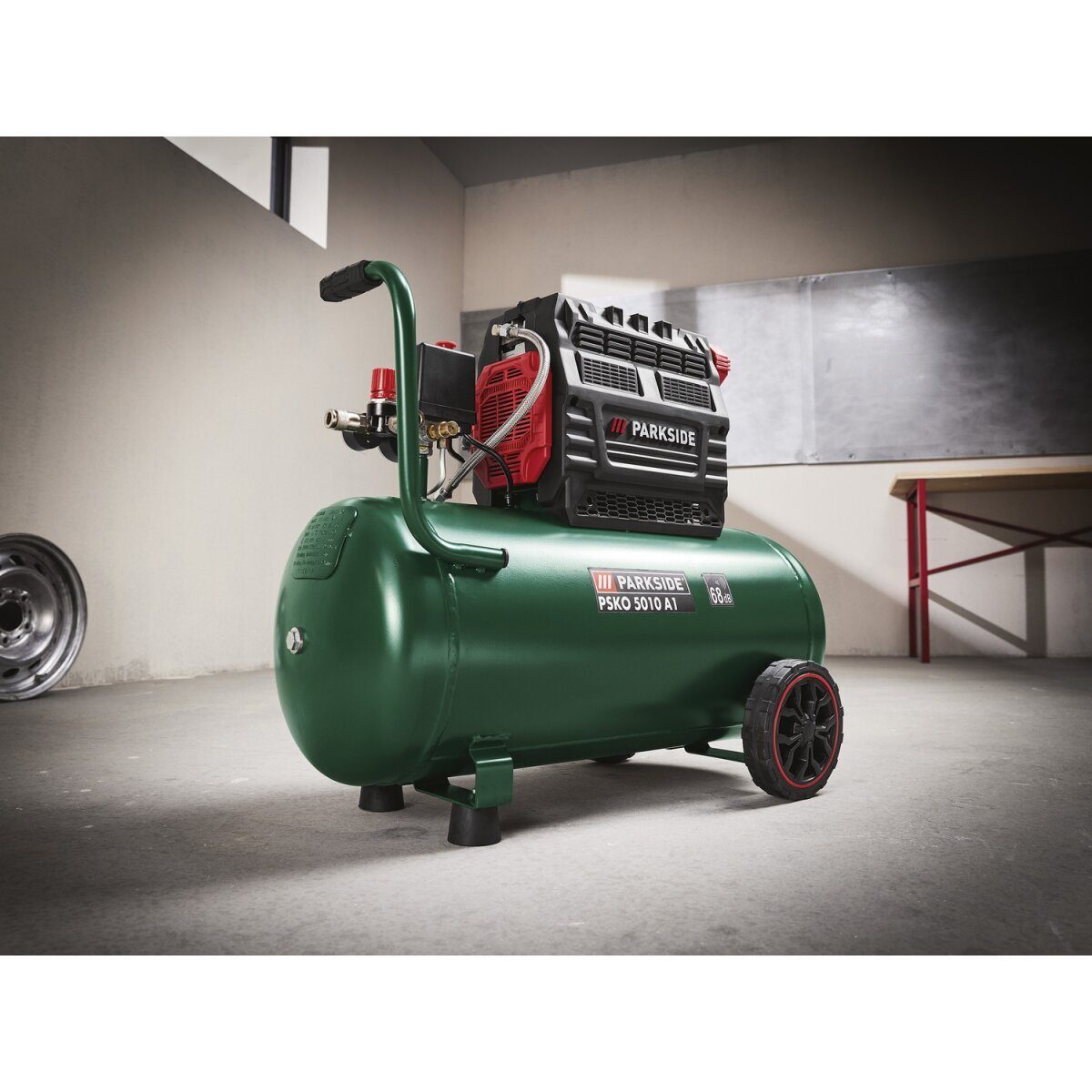 Cichy kompresor PARKSIDE® »PSKO 5010 A1«, 1500 W, 50 l