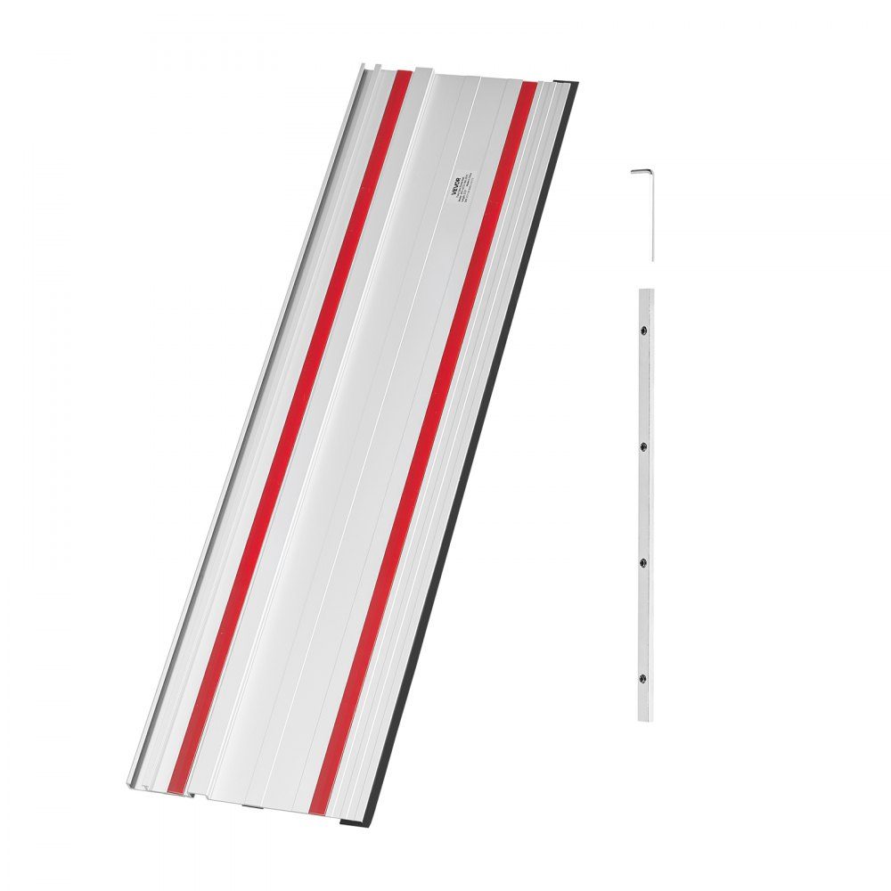 Guide rail hand circular saws, including 2 pieces 700mm aluminum circular saw rails and 1 connector, compatible with different brands of plunge saws, for woodworking projects