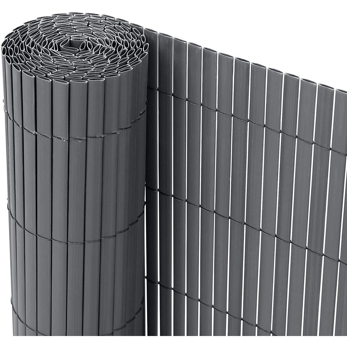 Ribelli® hekwerk privacyscherm, PVC, ca. 80 x 400 cm, antraciet Ribelli® hekwerk privacyscherm, PVC, ca. 80 x 400 cm, antraciet