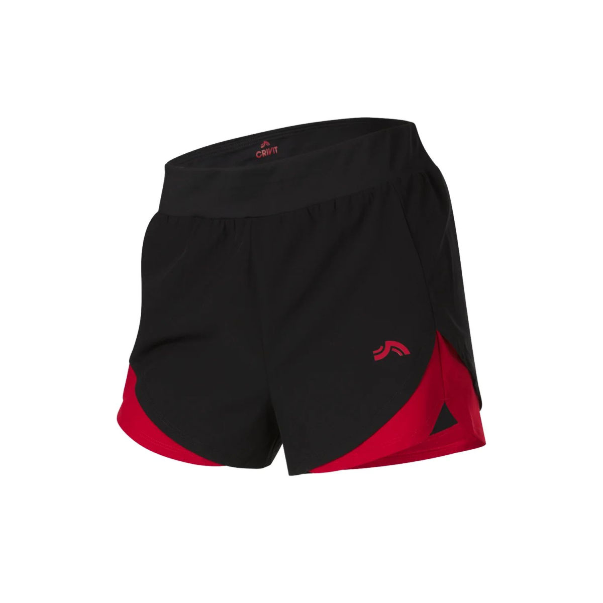 CRIVIT Damen-Funktionsshorts, mit dynamischer Kühltechnologie, XS, schwarz