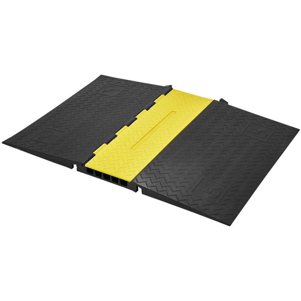 5-kanaals kabelbeschermingshelling Rubberen kabelbrug Slangbrug 114,5 x 80 x 5 cm Overloopbeveiliging 10000 kg (per as) Draagvermogen Kabelhelling Antislip uitvoering Ideaal voor parkeerplaatsen 5-kanaals kabelbeschermingshelling Rubberen kabelbrug Slangbrug 114,5 x 80 x 5 cm Overloopbeveiliging 10000 kg (per as) Draagvermogen Kabelhelling Antislip uitvoering Ideaal voor parkeerplaatsen