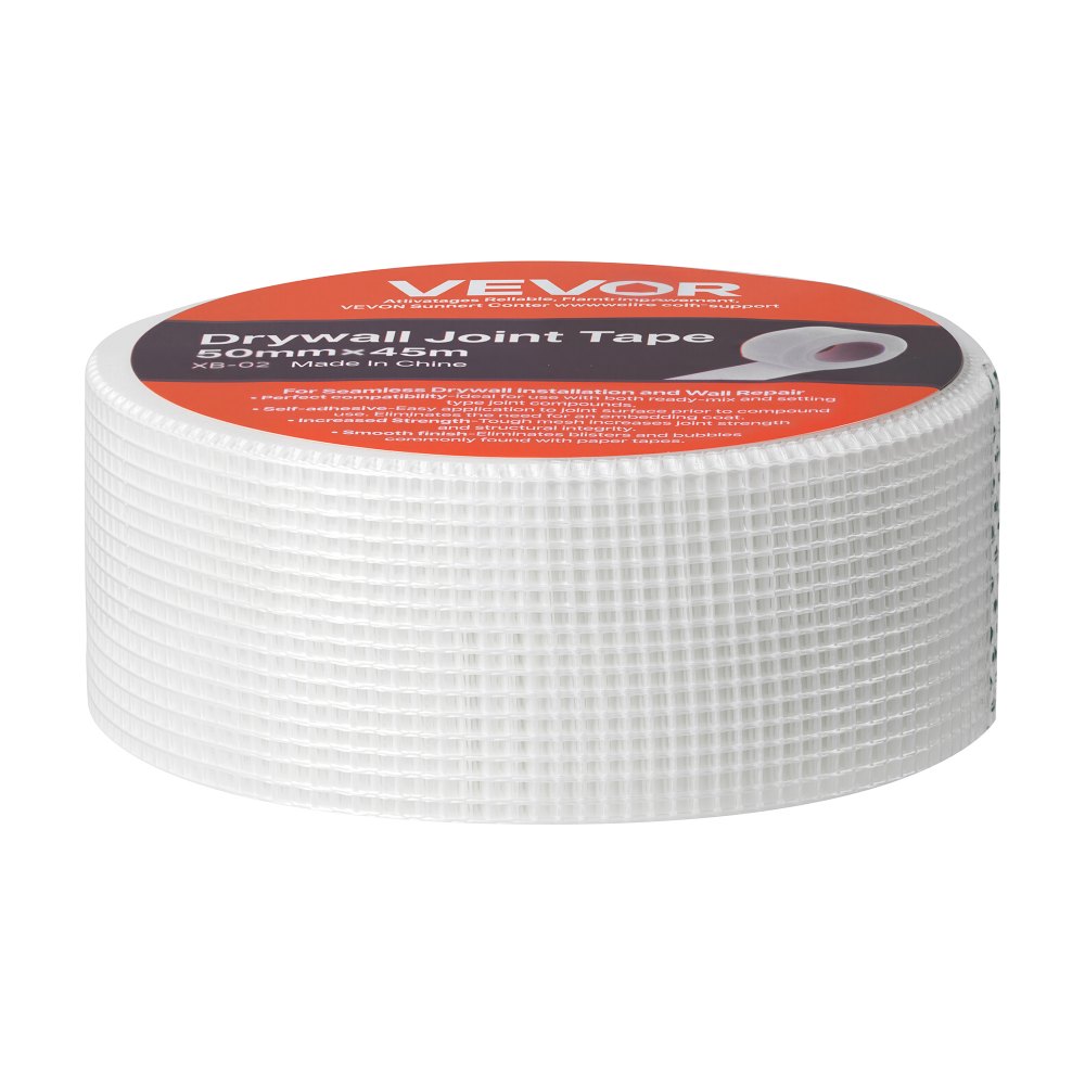 Fugenband, 50 mm B x 45 m L, 36 Rollen, selbstklebendes Glasfaser-Trockenbau-Reparaturband, Gewebeband für Reparatur- und Spachtelarbeiten für eine glatte, ebene Wandoberfläche Fugenband, 50 mm B x 45 m L, 36 Rollen, selbstklebendes Glasfaser-Trockenbau-Reparaturband, Gewebeband für Reparatur- und Spachtelarbeiten für eine glatte, ebene Wandoberfläche