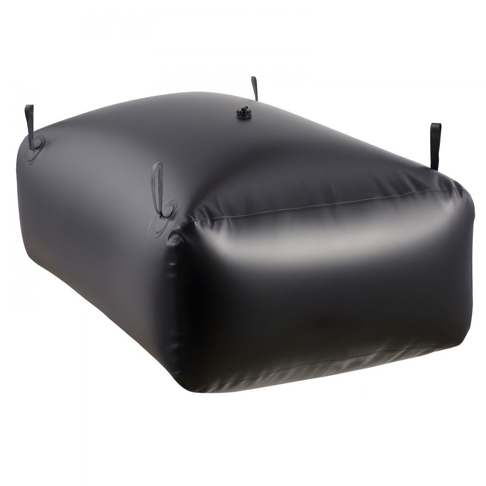 Vessie de stockage d'eau, sac d'eau 1000 L avec robinet, sac d'eau pliable et portable en PVC 1000D, stockage d'eau pour système d'irrigation, résistance à la sécheresse et aux catastrophes, noir