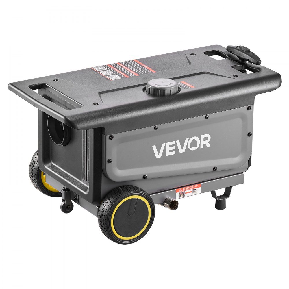 Diesel Heater 5-8KW DC 12V/24V Portable All-in-One Diesel Air Heater with Bluetooth App Control, Remote Control and LCD Screen, Trolley Design, 5L Fuel Tank for Truck