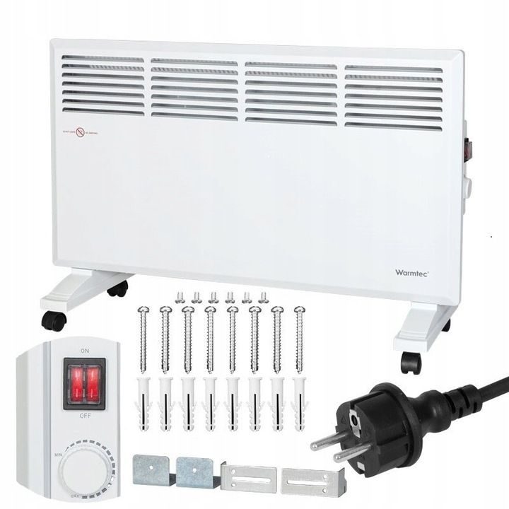 Energiesparender Elektroheizkörper 2000W mit Thermostat – effiziente Wärme für Ihr Zuhause