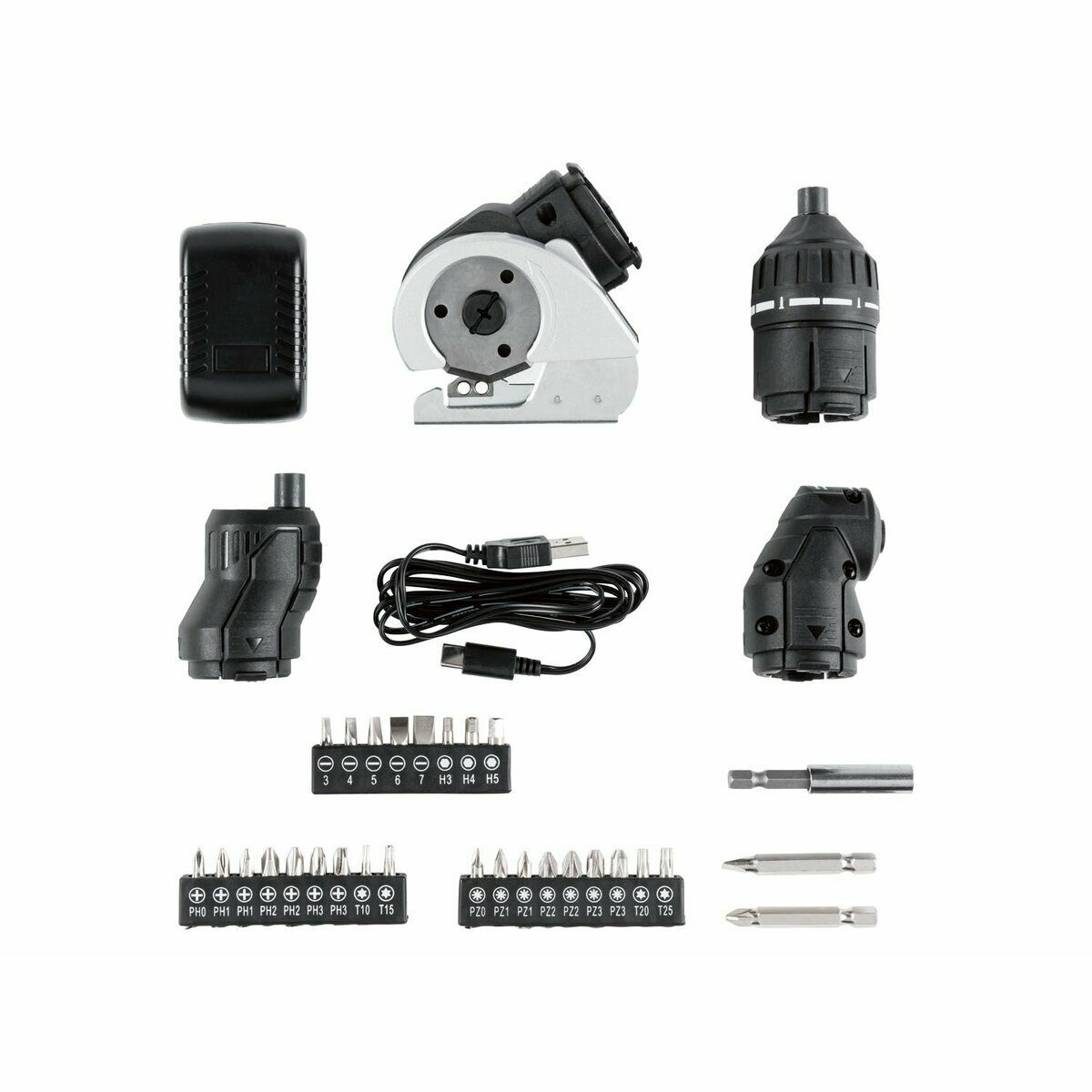 PARKSIDE® cordless screwdriver »PAS 4 D5«, with replacement attachments