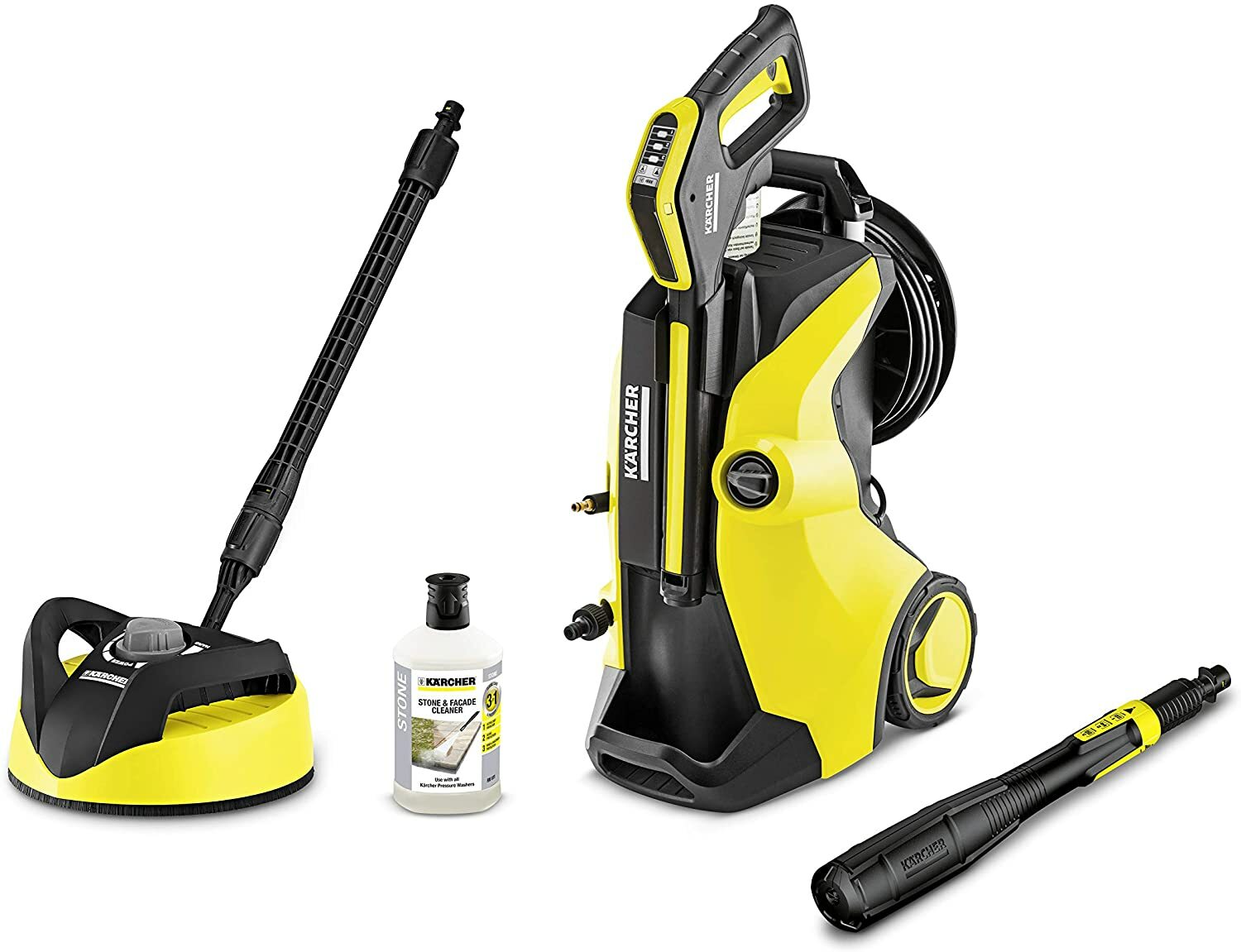 Kärcher high-pressure cleaner K 5 Premium Full Control Plus Home (pressure: 20-145 bar, flow rate: 500 l/h, hose drum, surface cleaner T 350, cleaning agent, 3-in-1 jet lance, Plus Power gun) Kärcher high-pressure cleaner K 5 Premium Full Control Plus Home (pressure: 20-145 bar, flow rate: 500 l/h, hose drum, surface cleaner T 350, cleaning agent, 3-in-1 jet lance, Plus Power gun)