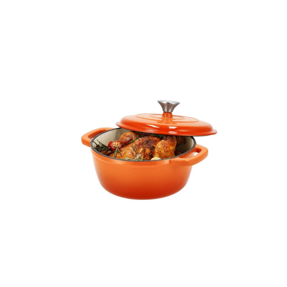 Marmite en fonte premium SILVERCREST® 22 cm / 2,8 litres avec système goutte à goutte