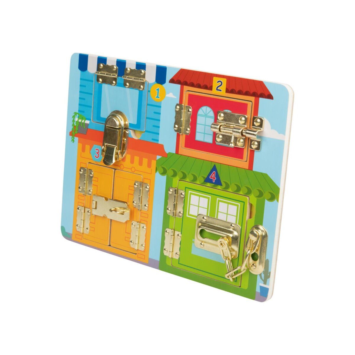 lupilu® Schließfachspiel / Magnetbox Bauernhof-Puzzle / Magnetbox Zahlen und ABC