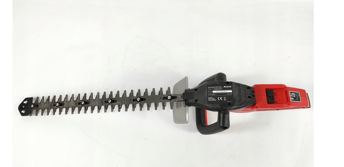 Einhell cordless hedge trimmer GE-CH 1846 Li Set Power X-Change (18 V, 46 cm cutting length, 15 mm tooth spacing, ergonomic handle, including 2.0 Ah battery and charger)