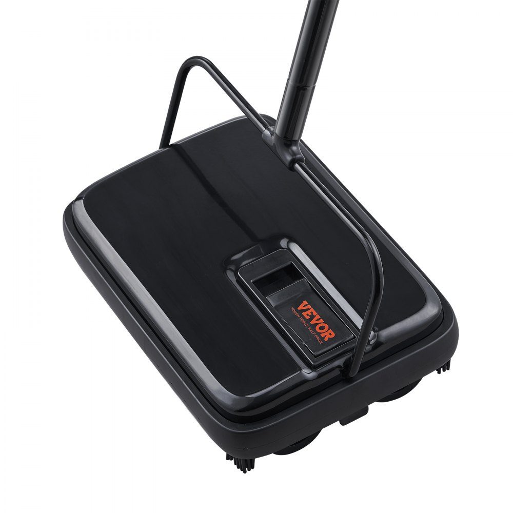 Carpet Sweeper, Manual Floor Cleaner, 200mm for Cleaning Carpets and Hard Floors, Pet Fur Remover, Brush Comb for Removing Dirt/Hair without Electricity