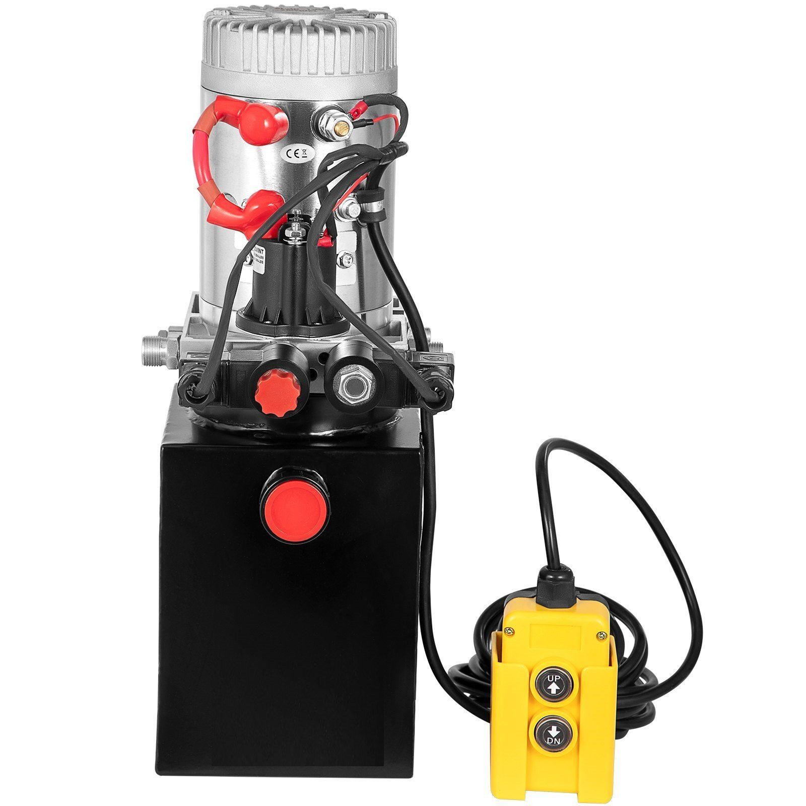 UNIT met AFSTANDSBEDIENING 6l dubbelwerkende hydraulische pomp 12V hydraulische unit hydraulische pomp vrachtwagen kipper aanhanger hydraulische autoradio kipperset