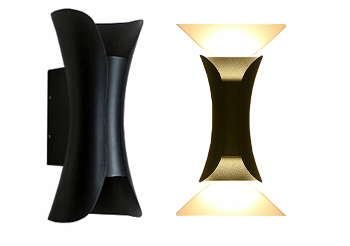 *BESTDEAL* 4x designerska lampa zewnętrzna kinkiet antracytowa czerń SET *BESTDEAL* 4x designerska lampa zewnętrzna kinkiet antracytowa czerń SET