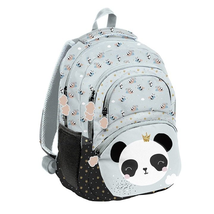 Schulranzen Rucksack Rucksack Schulranzen Panda XXXL Starterset