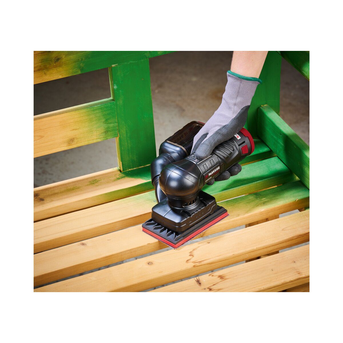 PARKSIDE PERFORMANCE® sanding grid set, for wood, filler, paint, plastic and metal (orbital sander set)