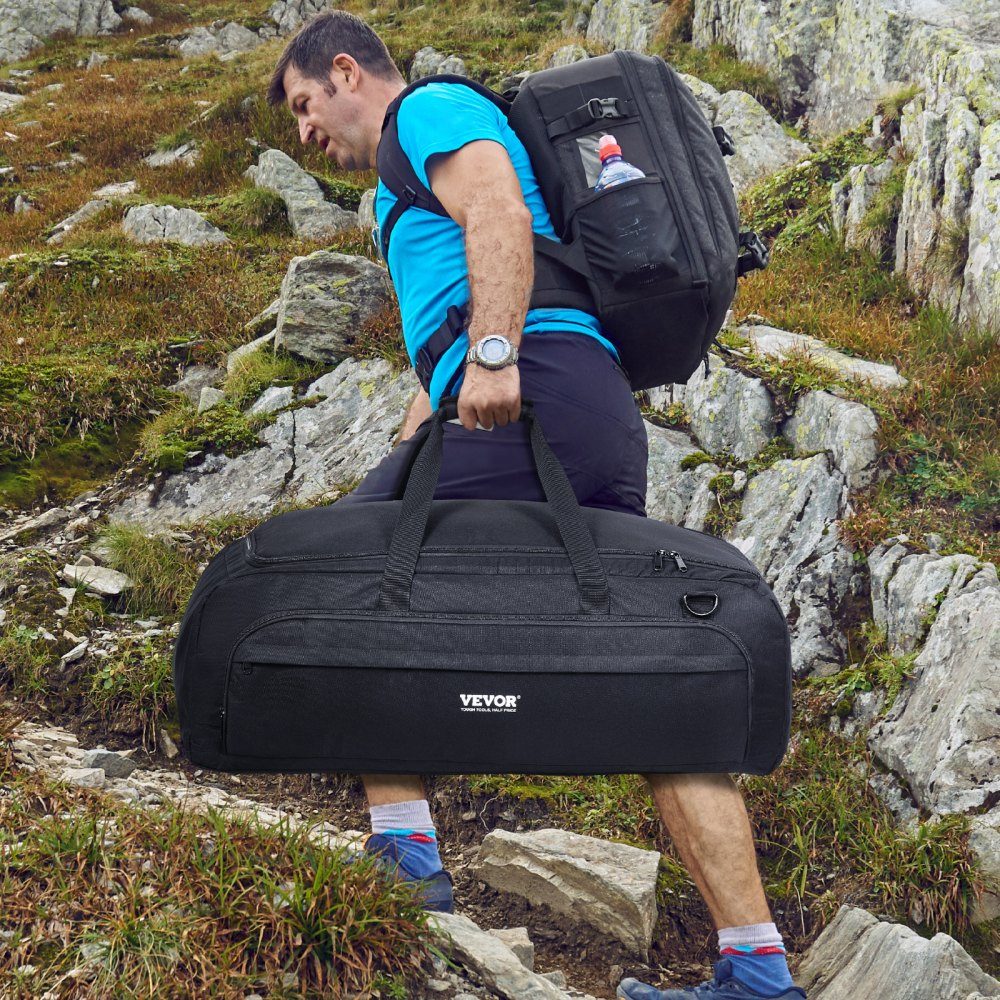 Sac de transport pour télescope, sac de transport pour télescope de 770 mm avec boucles fixes, plusieurs poches et séparateur amovible pour télescopes, sac de transport pour télescope pour sécuriser le tube optique et le trépied