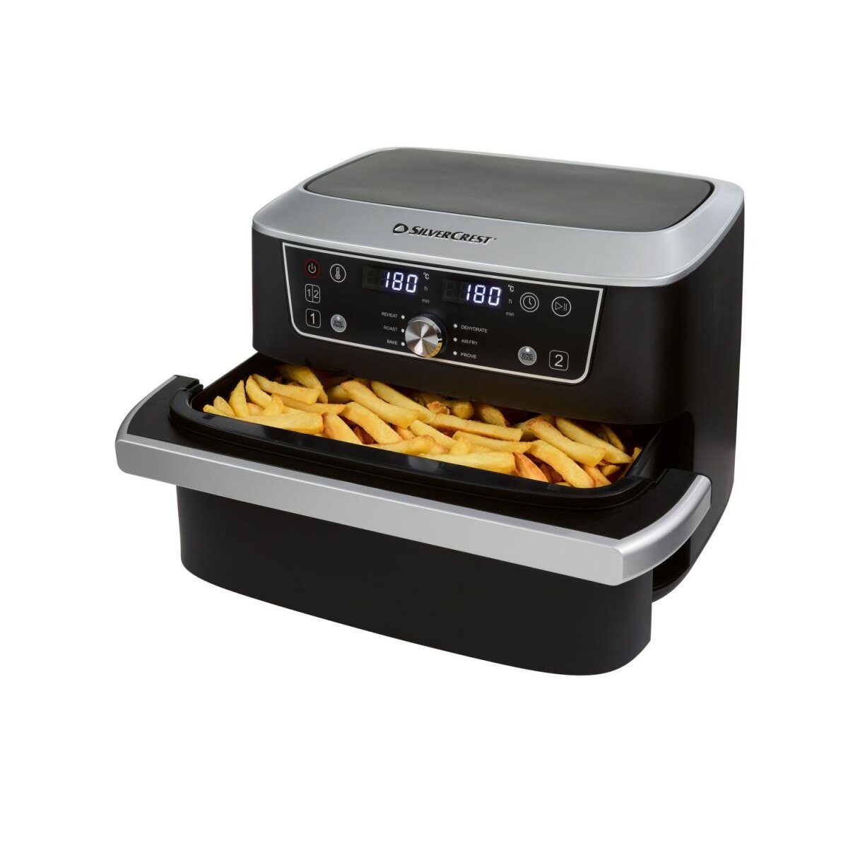 SILVERCREST® Ultrazone Airfryer »SHFDA 2600 A1«, 2x 5,5 l – Artikelnr. HT-58167