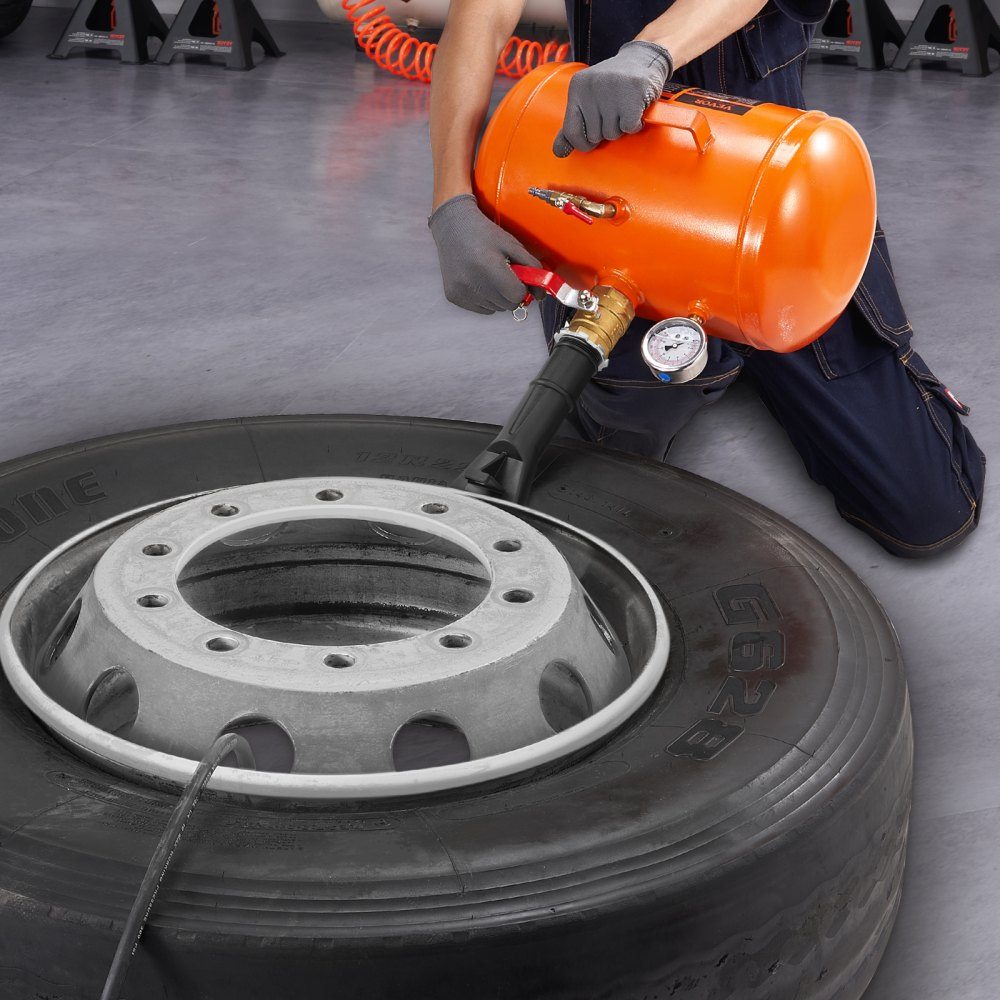 Pneumatic Tire Bead Seater 19L Blaster Tool Seat Filler for Trucks 10 Bar