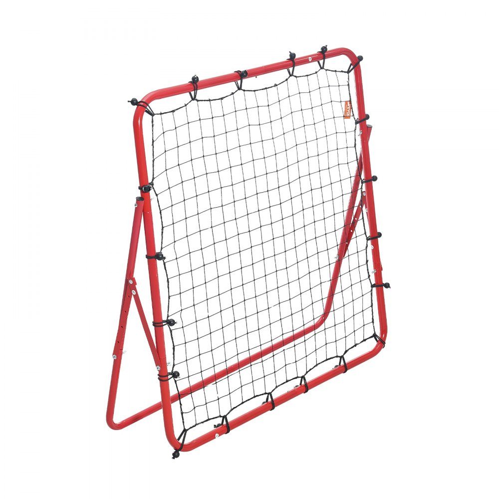 Voetbal Rebound Net Draagbaar Bounce Wall Voetbal 48x48mm Rebounder Voetbal IJzeren Pijp en PE Net Kinderen Tieners Voetbaldoel Rebounder Kicker voor voetbaltraining