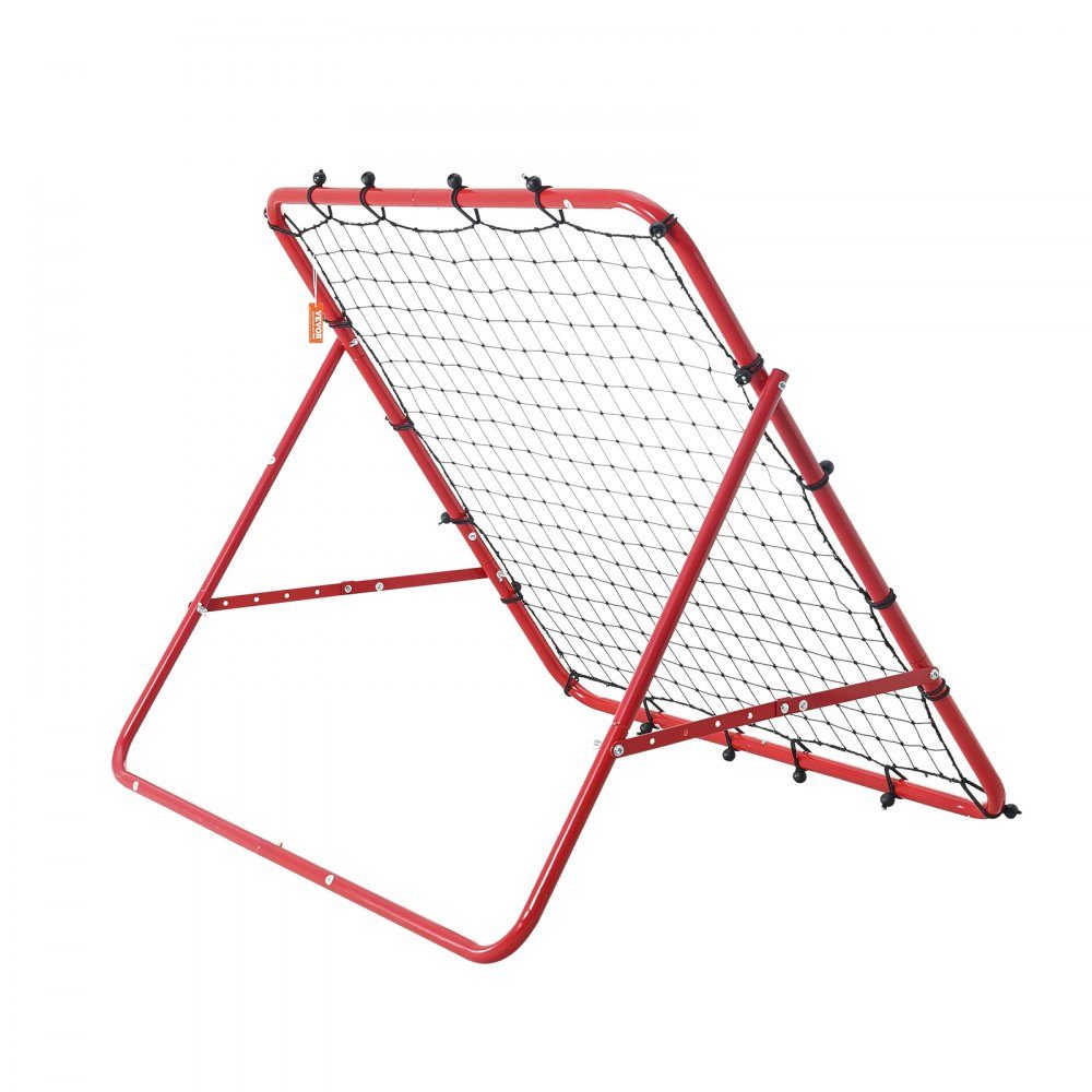 Voetbal Rebound Net Draagbaar Bounce Wall Voetbal 48x48mm Rebounder Voetbal IJzeren Pijp en PE Net Kinderen Tieners Voetbaldoel Rebounder Kicker voor voetbaltraining