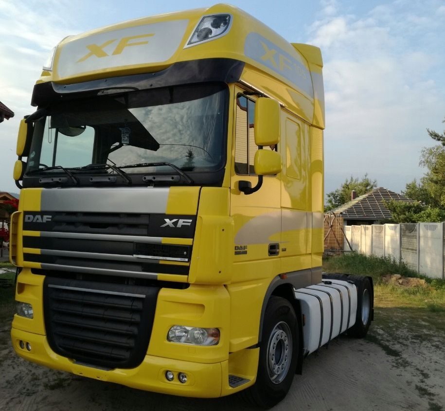 AUTOCOLLANT inscription véhicule DAF XF 105 95 SUPER SPACECAB et SPACECAB