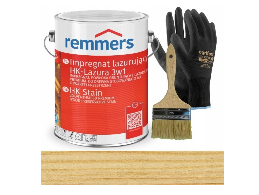 Remmers HK Lasur 3in1 (imprégnation, apprêt et vernis) 5L de couleur claire Remmers HK Lasur 3in1 (imprégnation, apprêt et vernis) 5L de couleur claire