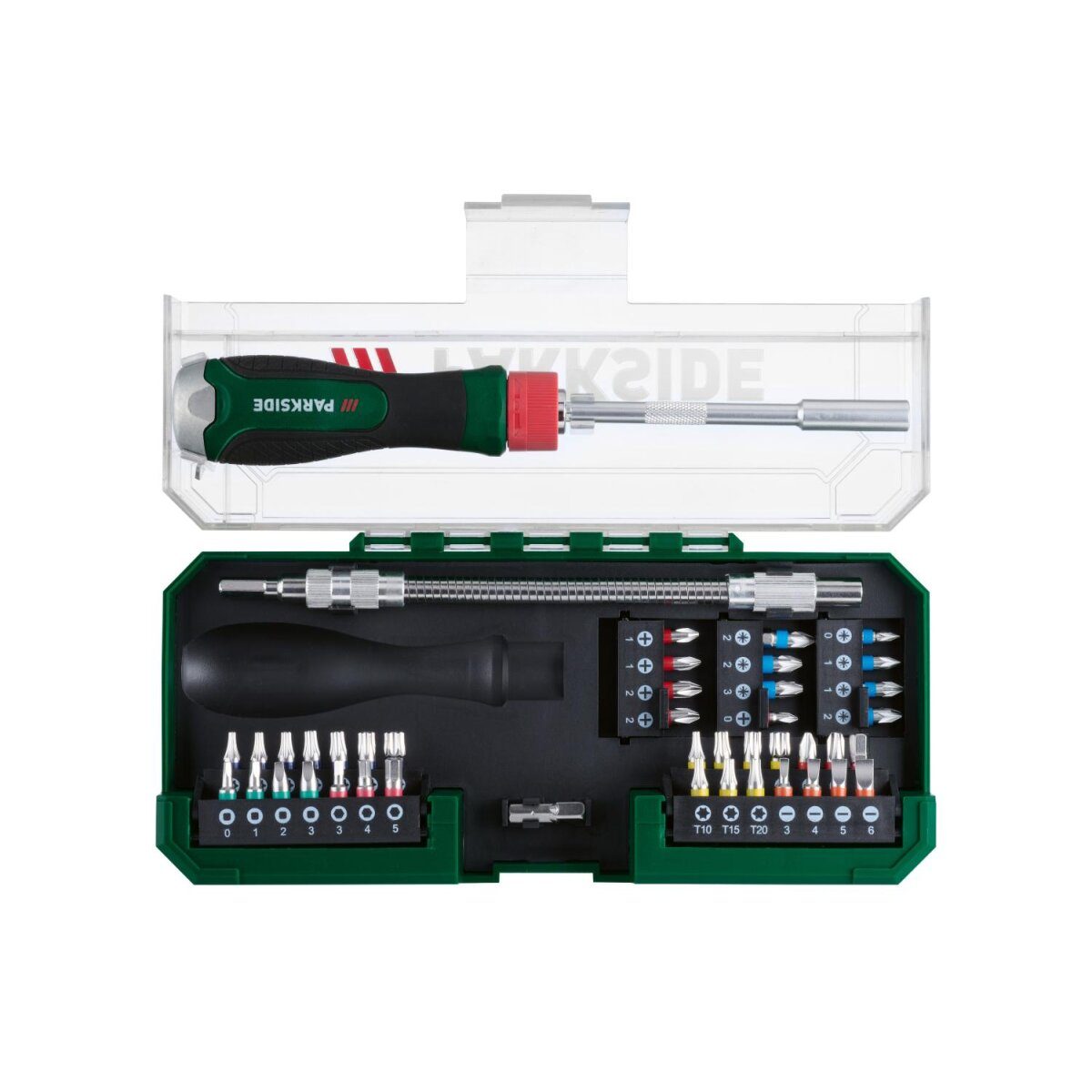 PARKSIDE® 43 Piece Ratchet Screwdriver Bit Set