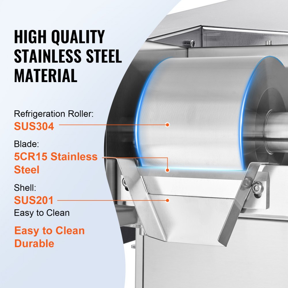 Commercial Snowflake Ice Machine Snow Ice Maker, 170kg/day Snowflake Ice Machine, Stainless Steel Ice Shaver, Electric Snow Cone Maker, Air Cooling System for Bakery Cafe Commercial Snowflake Ice Machine Snow Ice Maker, 170kg/day Snowflake Ice Machine, Stainless Steel Ice Shaver, Electric Snow Cone Maker, Air Cooling System for Bakery Cafe