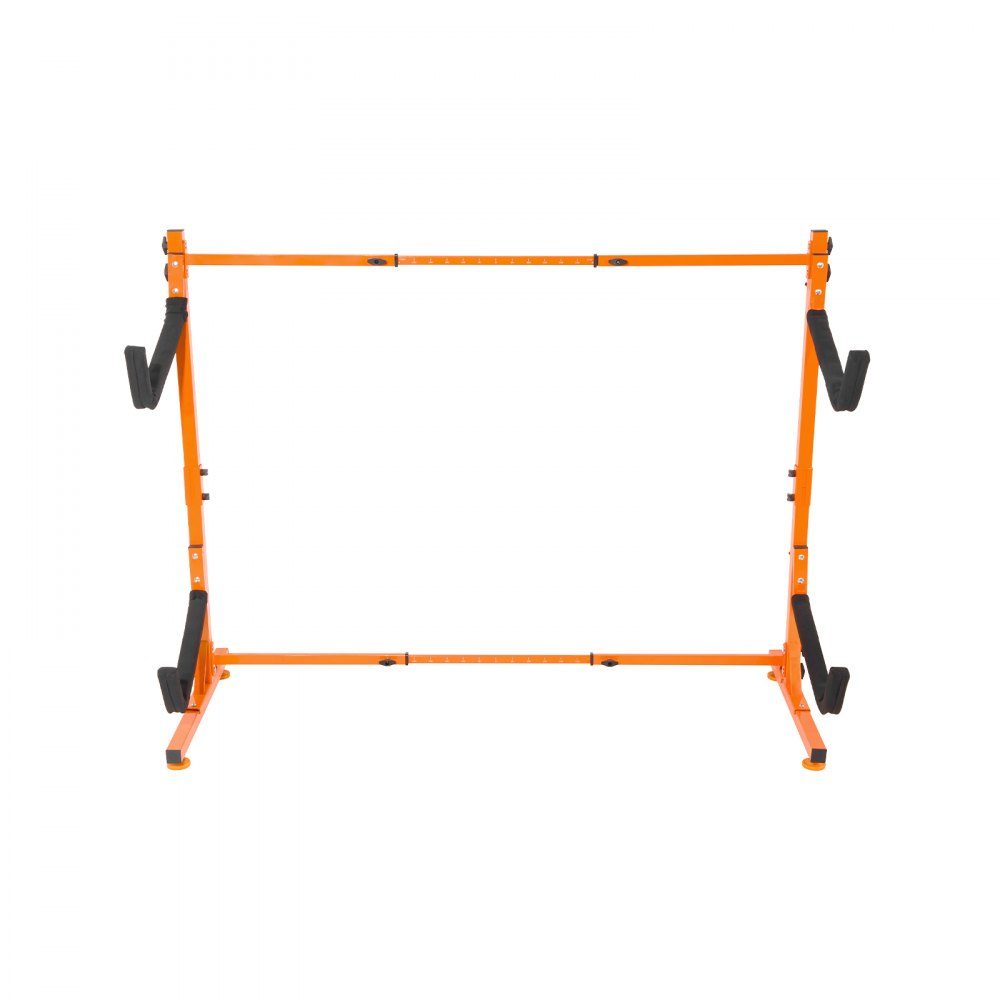 Kayak Holder, Kayak Hanger 1265 x 788 x 1380mm, Freestanding Kayak Stand 2 Kayaks 1230-1825mm Width Adjustment Range, Kayak Storage Rack, Heavy Duty Kayak Storage Hooks