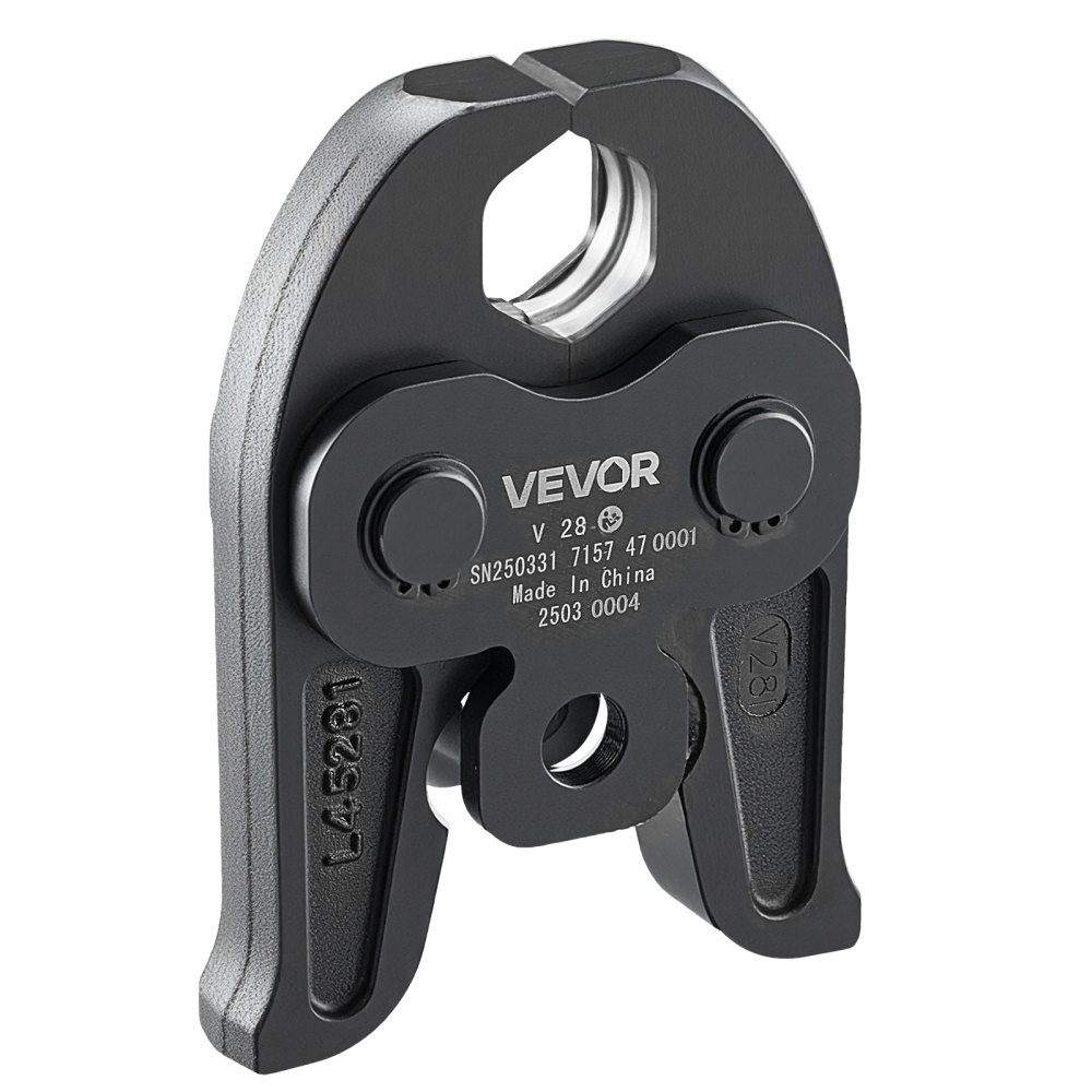 V28-Pressbacke, 28-mm-Pressbacke für V-förmige Edelstahlrohre, Pressbacken aus Stahl, kompatibel mit 32NK-Standard-Presswerkzeugen, Heizungs-, Lüftungs- und Klimaanlagen, Gasleitungen