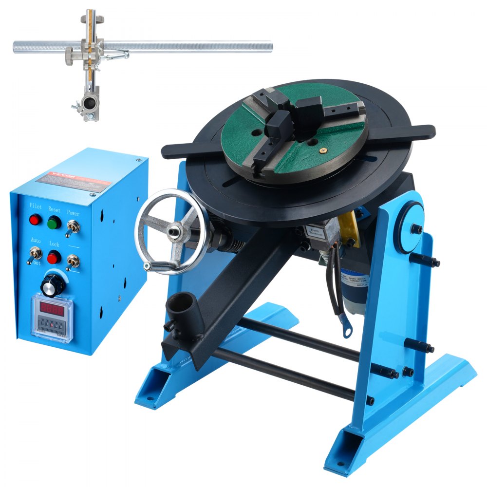 Lasdraaitafel 80 W laspositioneerder 1-12 rpm manipulator 30 kg (horizontaal)/15 kg (verticaal) draaitafel 0-90° kantelhoek KD200 drieklauwplaat voor snijden, slijpen, monteren Lasdraaitafel 80 W laspositioneerder 1-12 rpm manipulator 30 kg (horizontaal)/15 kg (verticaal) draaitafel 0-90° kantelhoek KD200 drieklauwplaat voor snijden, slijpen, monteren