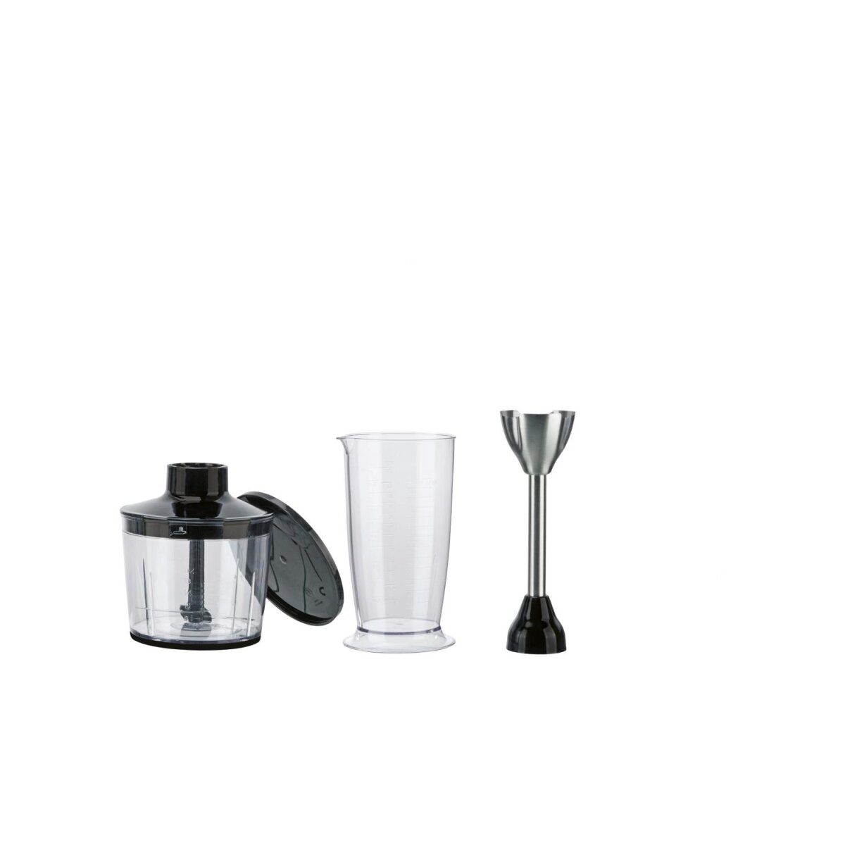 Zestaw blendera ręcznego SILVERCREST® tworzywo sztuczne „SSMS 600 G7”, 4 sztuki (czarny)
