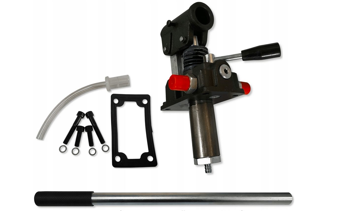 Hydraulische doppeltwirkende Handpumpe mit 5l Tank Komplettset