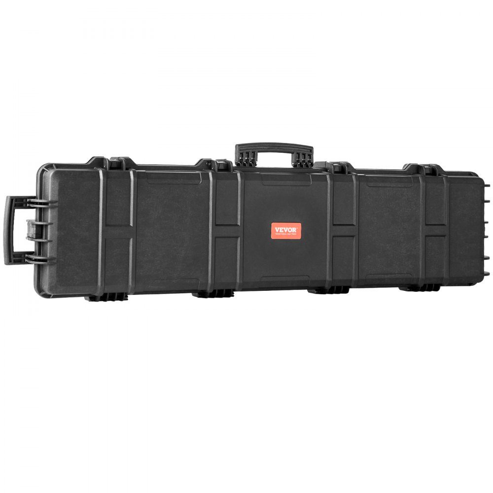 Rifle hard case with 3 layers of fully protective foam, lockable hard gun case, waterproof & rollable long gun case, for 138cm rifles or shotguns
