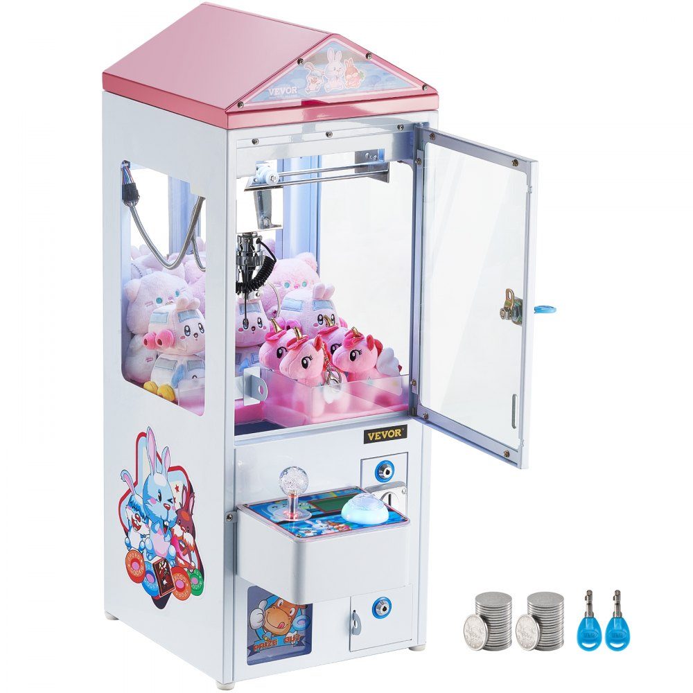 Greifmaschine, 0–80 mm Backendurchmesser, 0–130 mm Backenhub, Kran-Gewinngreifer, kommerzielles Arcade-Spielspielzeug, coole, lustige Greif- und Gewinnmaschine mit Licht und Ton, Verkaufsautomat für Kinder, Jungen und Mädchen