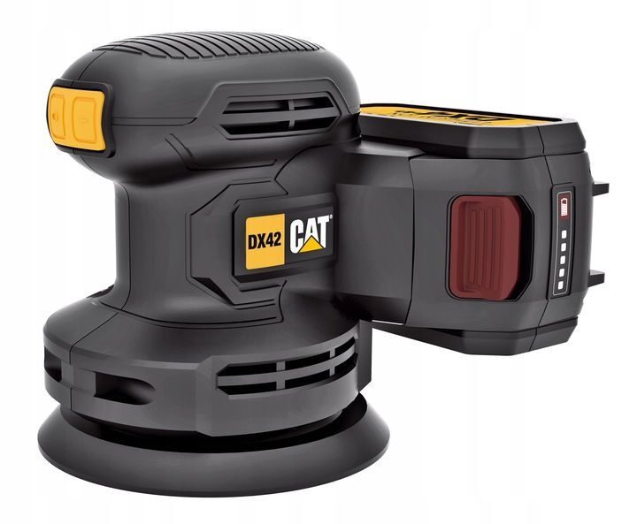 Scie circulaire manuelle CAT DX59 1400 W 185 mm, ponceuse excentrique sans balais, kit CAT DX42B 18 V 125 mm, avec batterie et chargeur