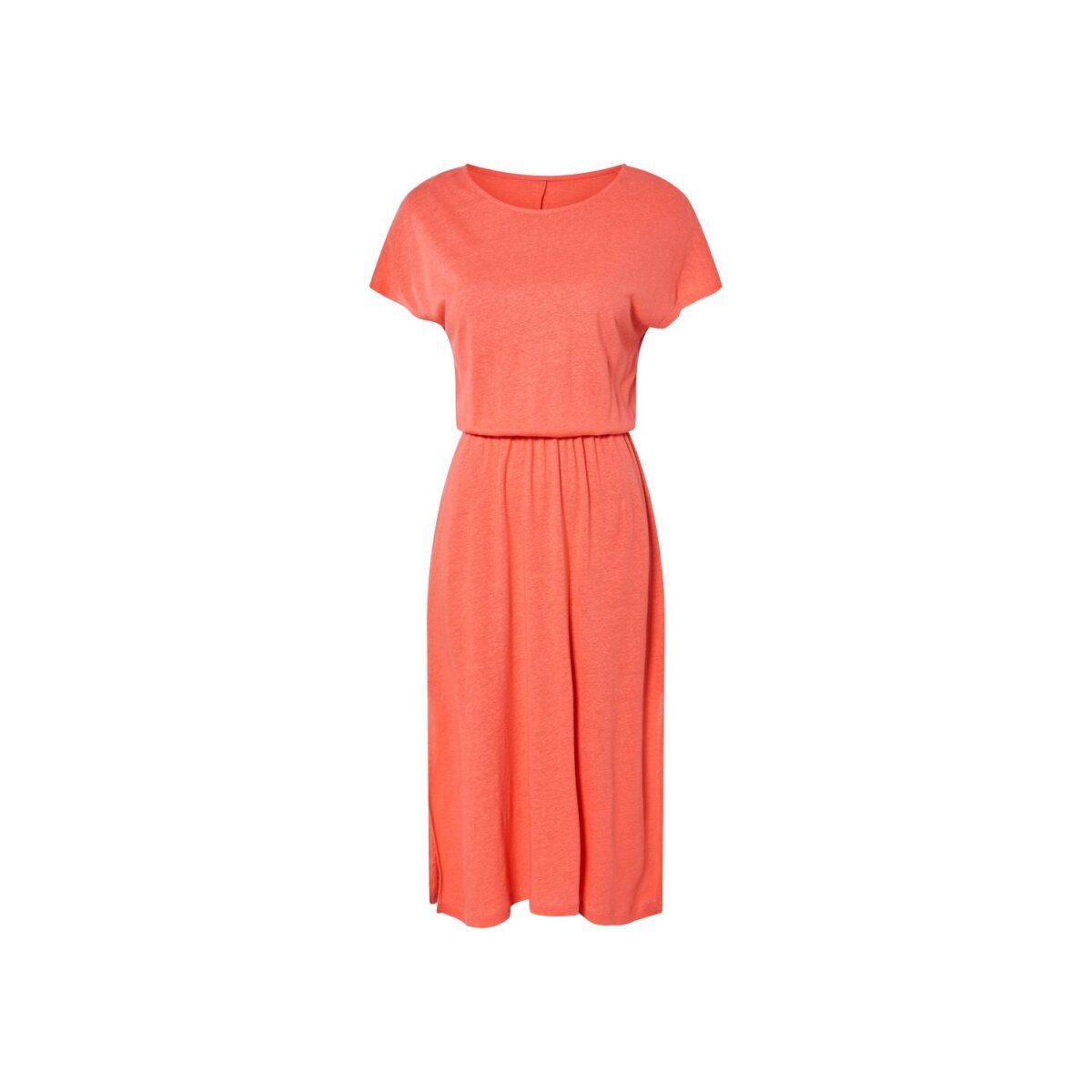 Robe en lin pour femme Esmara®, longueur midi, avec viscose