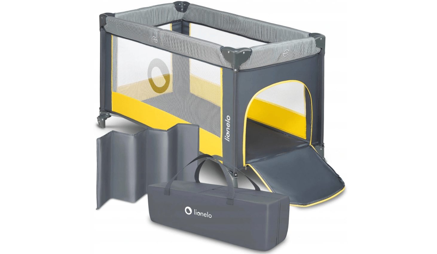 2in1 Kinderreisebett Baby Laufstall Kinderreisebett mit Wickeltisch 65x125