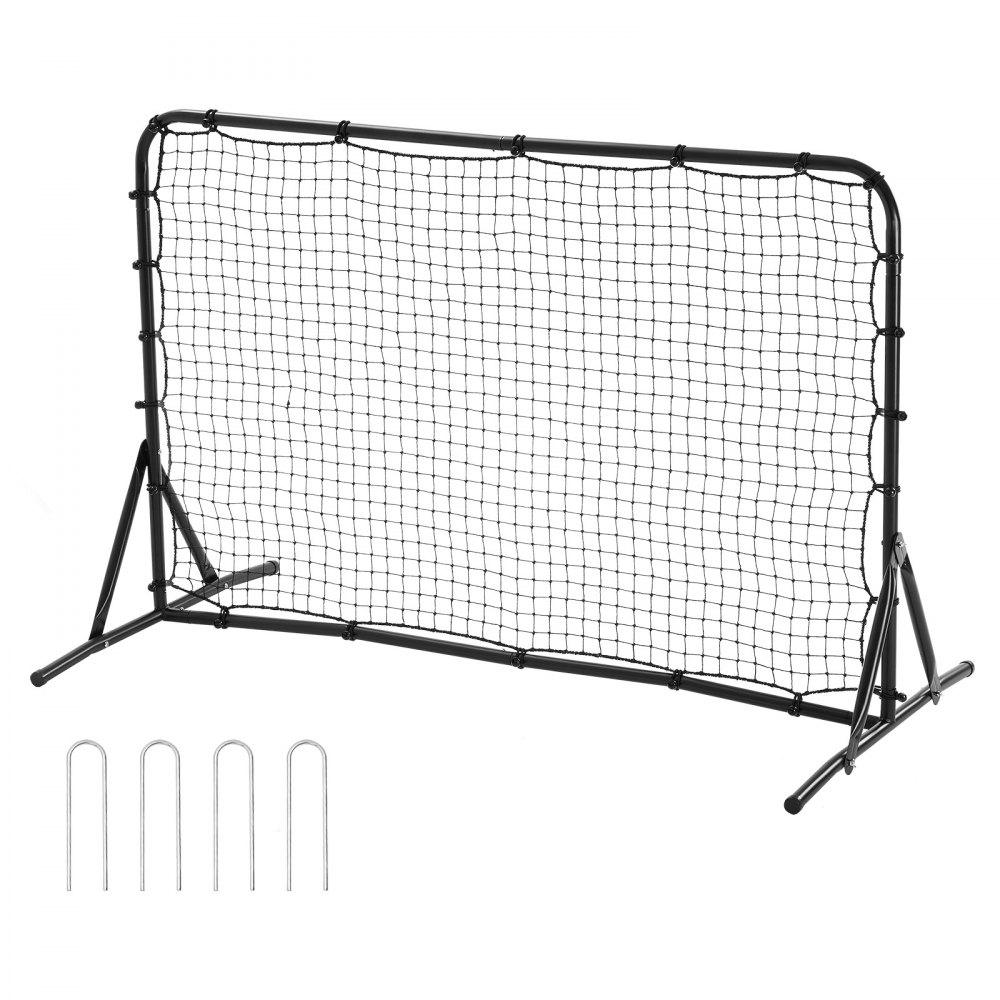 Filet de rebond de football 6 x 4 pieds cadeau d'entraînement portable, filet de rebond double face, outils et équipements d'entraînement de football pour tous les âges Filet de rebond de football 6 x 4 pieds cadeau d'entraînement portable, filet de rebond double face, outils et équipements d'entraînement de football pour tous les âges
